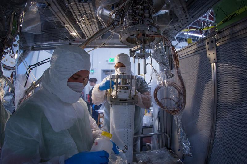 LZ researchers getting ready to hand up Prototype