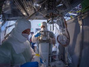 LZ researchers getting ready to hand up Prototype